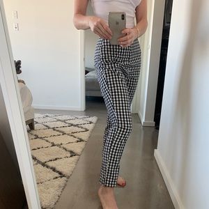 By The Way Check Pants Small